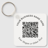 Zakelijke QR-code promotie Sleutelhanger (Voorkant)