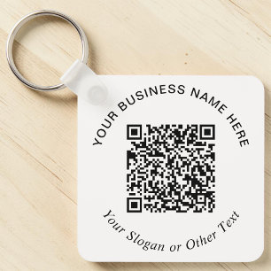Zakelijke QR-code promotie Sleutelhanger