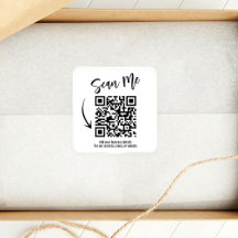 Zakelijke QR Code Promotie Wit