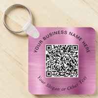 Zakelijke QR-code promotionele roze
