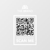 Zakelijke QR-code Scan mij Raamsticker (Vel)