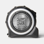 Zakelijke QR-code Silver Rolmaat (Voorkant)