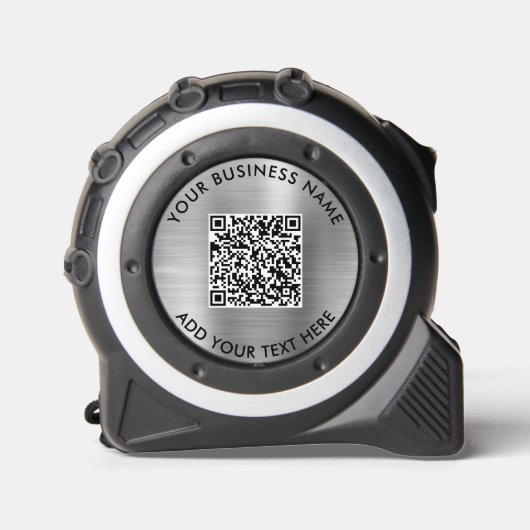 Zakelijke QR-code Silver Rolmaat (Voorkant)