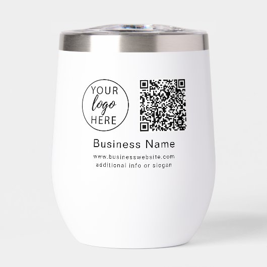 Zakelijke QR-code Wit (Voorkant)