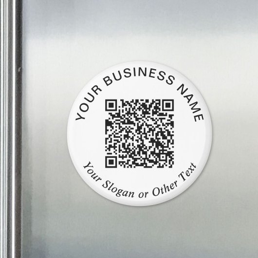 Zakelijke QR-code Witte Promotie Magneet