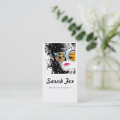 Zakelijke QR-codelijst, 3,5 x 2,0 inch, 100 pack Visitekaartje (Staand voorkant)