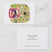 Zakelijke QR-codeset, 3,5' x2,0', 100pack Visitekaartje (Voorkant / Achterkant)