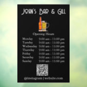 Zakelijke raam- of deurfolie raamsticker (Vel 3)