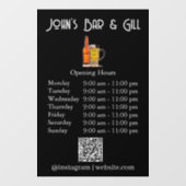 Zakelijke raam- of deurfolie raamsticker (Vel)