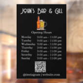 Zakelijke raam- of deurfolie raamsticker (Vel 2)