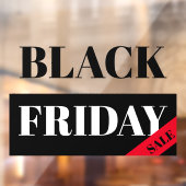 Zakelijke raamsticker - ZWARTE VRIJDAG UITVERKOOP (Vel 2)