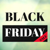 Zakelijke raamsticker - ZWARTE VRIJDAG UITVERKOOP (Vel 3)