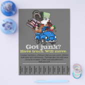 Zakelijke reclameflyer voor ongewenste inkt- en vu flyer (Enkel)