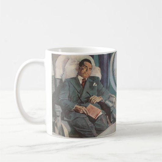 Zakelijke reizen uit het verleden, lezen in het vl koffiemok (Links)