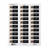 Zakelijke retourzending van de Boerderij voor Zwar Etiket (Full Sheet)