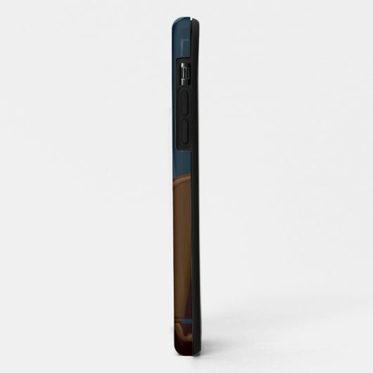 Zakelijke rokerroker Cigar Case-Mate iPhone Case (Achterkant/links)