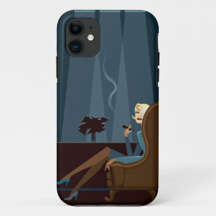 Zakelijke rokerroker Cigar Case-Mate iPhone Case