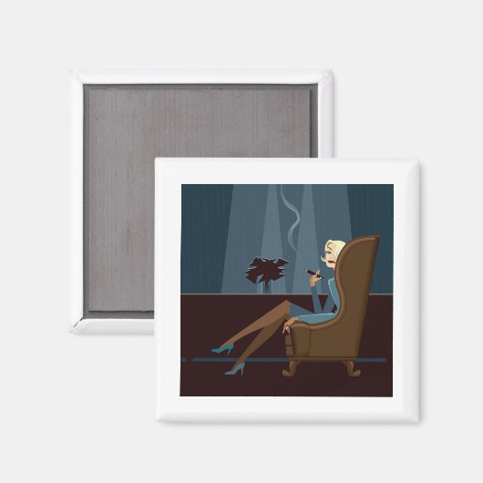 Zakelijke rokerroker Cigar Magneet (Voorkant / Achterkant)