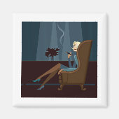 Zakelijke rokerroker Cigar Magneet (Voorkant)