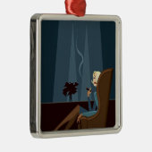 Zakelijke rokerroker Cigar Metalen Ornament (Rechts)