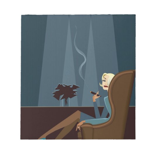 Zakelijke rokerroker Cigar Notitieblok (Voorkant)