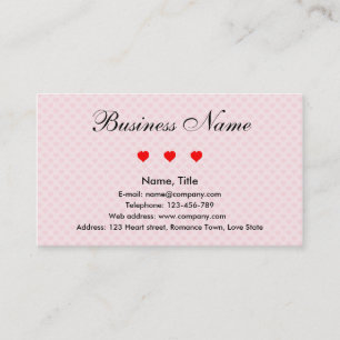 Zakelijke Romance Visitekaartje