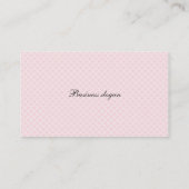 Zakelijke Romance Visitekaartje (Achterkant)