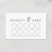 Zakelijke Royalty-kaartopslag Visitekaartje (Voorkant)