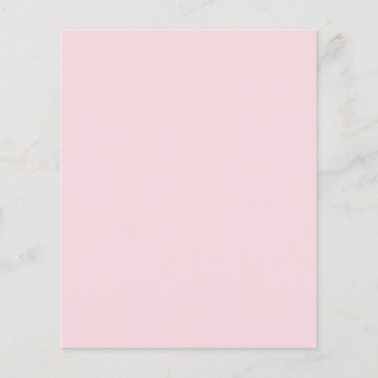 Zakelijke Roze Logo QR Code Sjabloon Flyer (Achterkant)