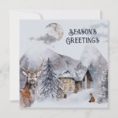 Zakelijke seizoenen Groeten Kerstmis Kaart (Voorkant)