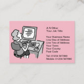 Zakelijke services visitekaartje (Voorkant)