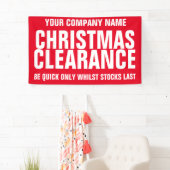 Zakelijke signaalbanner voor detailhandel spandoek (Insitu)