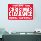 Zakelijke signaalbanner voor detailhandel spandoek (Beurs)