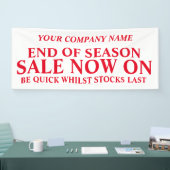 Zakelijke signaalbanner voor detailhandel spandoek (Beurs)