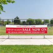 Zakelijke signaalbanner voor detailhandel spandoek (Insitu)