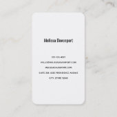 Zakelijke Sjabloon 10 Visitekaartje (Achterkant)