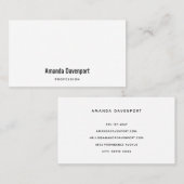 Zakelijke sjabloon 2 visitekaartje (Voorkant / Achterkant)