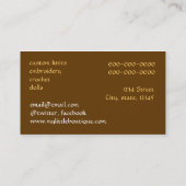 zakelijke sjabloon visitekaartje (Achterkant)