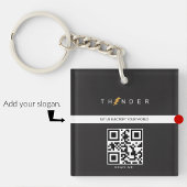 Zakelijke sleutelhangers minimalistisch clean eenv