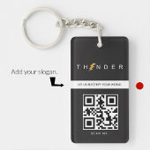 Zakelijke sleutelhangers minimalistisch clean eenv