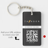 Zakelijke sleutelhangers minimalistisch clean eenv