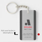 Zakelijke sleutelhangers minimalistisch clean simp