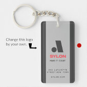 Zakelijke sleutelhangers minimalistisch clean simp