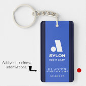 Zakelijke sleutelhangers minimalistisch clean simp