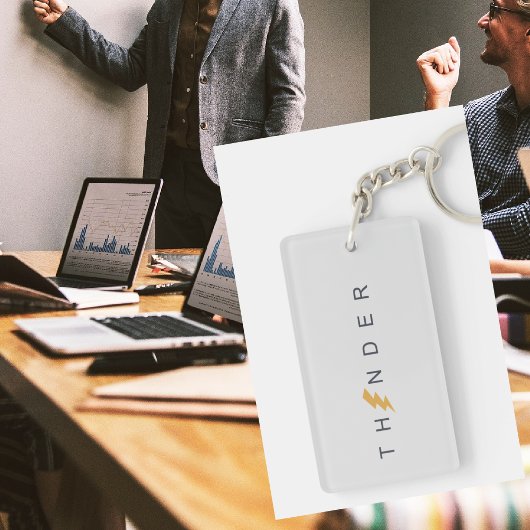 Zakelijke sleutelhangers minimalistisch clean simp