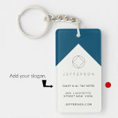 Zakelijke sleutelhangers minimalistisch elegant bl