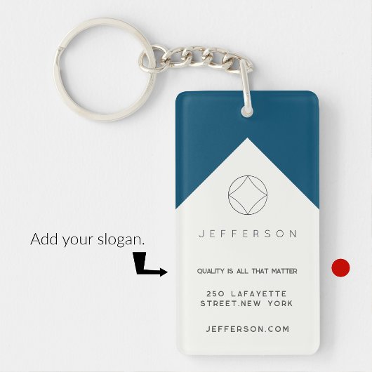 Zakelijke sleutelhangers minimalistisch elegant bl