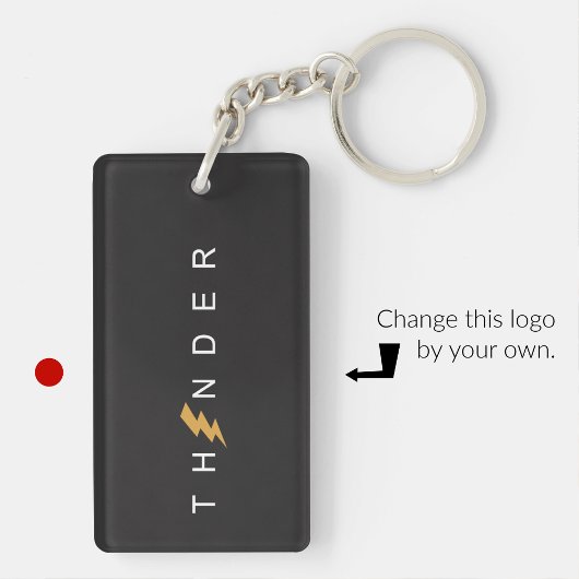 Zakelijke sleutelhangers minimalistisch schoon een