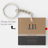 Zakelijke sleutelhangers minimalistisch schoon een