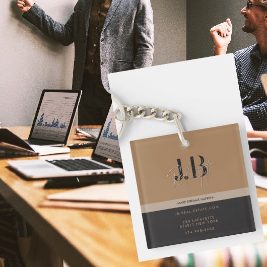 Zakelijke sleutelhangers minimalistisch schoon een